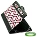 Amazon Kindle Fire PINK Melrose Leather Carrying Case for (Kindle Fire Tablet): Harlan Pink Checker Plaid Melrose Leather Flip Case + Live * Laugh * Love VanGoddy Wrist band!!!