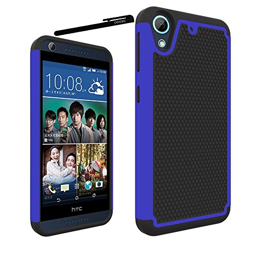 HTC Desire 626 / HTC Desire 626s Case Cover Accessories - Dual Layer Defender Protective Case Cover For HTC Desire 626 / HTC Desire 626s (Blue)