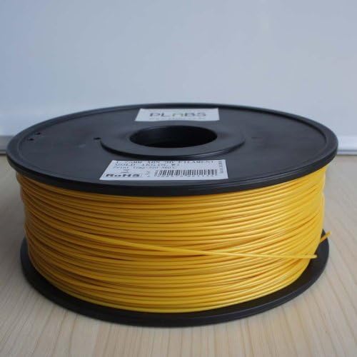 1 Kg of 1.75mm PLA Filament Gold for 3D Printers