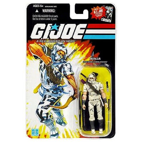 51ga0%2Bx6RJL Stormshadow (v2)   GI Joe 25th Anniversary Action Figure (Comic Logo)