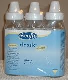 Evenflo 3 Pack Classic Glass Bottle, 8-Ounce
