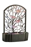 Homedics WFL-MARI Envirascape Island Gardens Illuminated Relaxation Fountain with Natural Stones, Bronze