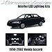 XtremeVision Honda Accord 1998-2002 (12 Pieces) Pure White Premium Interior LED Kit Package + Installation Tool