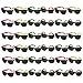 Funny Party Hats Neon Sunglasses- 36 Pack - Bulk Sunglasses - Party Glasses - Pool Party - Beach Party Favors