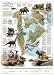 Dinosaurs of North America Wall Map (tubed) (Reference - History & Nature)
