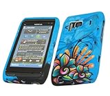 iTALKonline ProGel SEA DREAMS BLUE BUTTERFLY Super Hydro Gel TPU Protective ....