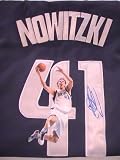 Dirk Nowitzki Signed Autographed Jersey Dallas Mavericks Authentic Certified Coa