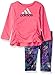 Adidas Baby Girls' Long Sleeve Top and Legging Set