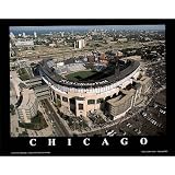 Professionally Framed Mike Smith Chicago White Sox U.S. Cellular Field Sports Poster Print - 22x28 with RichAndFramous Black Wood Frame