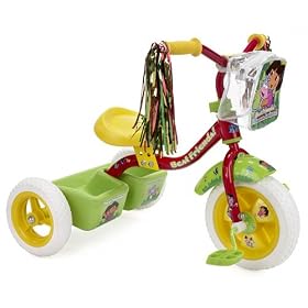 Girls' Huffy Dora the Explorer Go Go Trike - Red/ Yellow/ Green (10") by Huffy