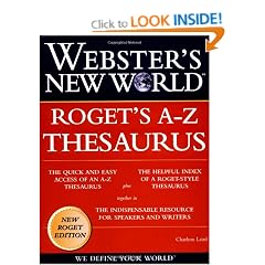 Webster's New World Roget's A-Z Thesaurus