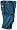 Wrinkled Tint Indigo Blue