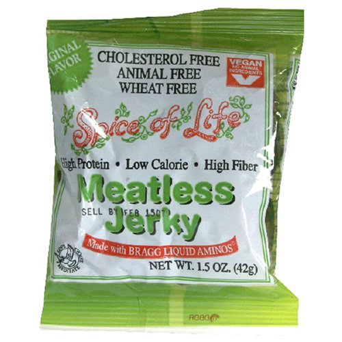 Spice of Life Meatless Jerky, Original, 1.5-Ounce Packets (Pack of 24) by Beef Jerky