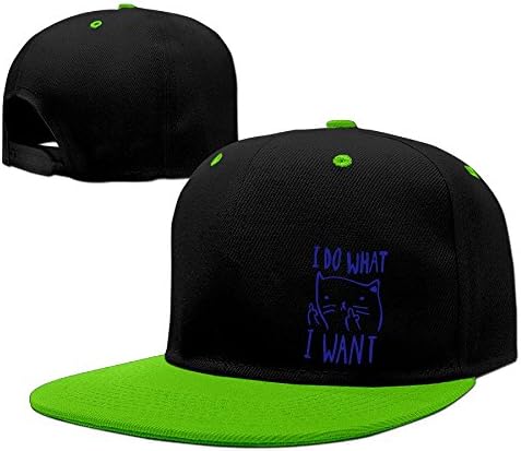 Cool I Do What I Want Cute Funny Cat Adjustable Hip Hop Hat