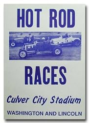 1951 Culver City Stadium Hot Rod Races Poster Print