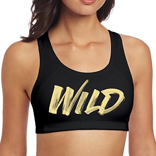 Womens Troye Sivan Wild Logo Blue Neighbourhood Yoga Sports Bra