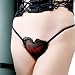 Mesh Love Crotchless G String Thong Panty Gift Set In Organza Bag Or Pillow Box