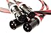 BETTERCABLES.COM Silver Serpent Anniversary Edition Red/Black Balanced XLR Audiophile Audio Cables (Pair - 2 Cables) - High-End, High-Performance, Silver/Copper Hybrid, Low-Capacitance - 10 Feet