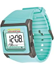 Freestyle Unisex FS84854 Speed Dial Digital Teal and Black Polyurethane Watch