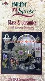 Donna Dewberry Glass & Ceramics Book & VHS Set Plaid IQ102