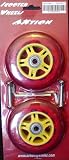 Red Scooter Wheels 100mm