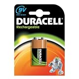 DURACELL 9V NiMH Rechrgeable Battery