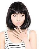 (アクアドール) AQUADOLLスイートショートボブ ウィッグ フリーサイズ DBK.ダークブラック wg003DBK