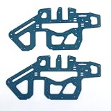 Xtreme Racing Carbon Fiber Side Plates, Blue: T-Rex 450 Pro