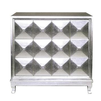 3 Drawer Dresser (Silver) (34