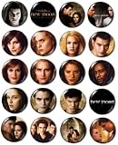New Moon Buttons/Pins/Badges Collection - aprox. 1