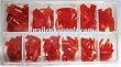 Nail Tips Orange-red 550 Pcs/Box.