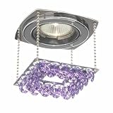 Schonbek EDR0403RV Silver / Rave Strass Geometrix--Edges Crystal Single Light Down Lighting 3 Recessed Lighting Trim from the Geometrix--Edges Collection
