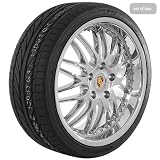 19 Inch Chrome 105 Series Wheels Rims and Tires for Porsche by USARIM