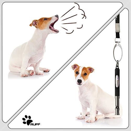 RUFF® Dog Whistle To Stop Barking & Train Dogs Safely & Fast Best NEW & Improved Anti Loss RUFF® Dog Whistle To Stop Barking & Train Dogs Safely & Fast Best NEW & Improved Anti Loss