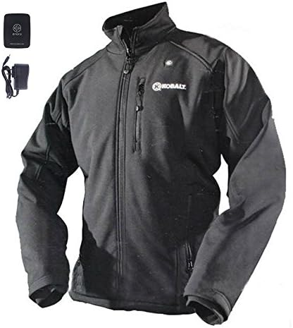 Mens's Cordless Heated Jacket Kit with 4400mAh Rechargeable Battery+ Power Charger (Extra Large)