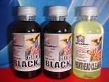 60ml 2oz HiTeckStar Refill Ink 2 Black 1 Printhead Cleaner Compatible for Cartridge HP Canon Epson Dell Lexmark Xerox Brother. Included 1 kit (1 syringe, 1needle,glove,pin-head)