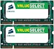 Corsair VS4GSDSKIT667D2 Value Select 4GB 2 X 2GB PC2-5300 667MHz 200-Pin CL5 DDR2 SODIMM Laptop Memory Kit