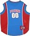 NBA Pet Mesh Tank Top, Medium, Detroit Pistons