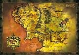 Map of Middle Earth ~ Lord of the Rings Poster ~ Exclusive U.K. Import ~ 24x36