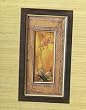 Framed Orange Orchid Print 6X11.5