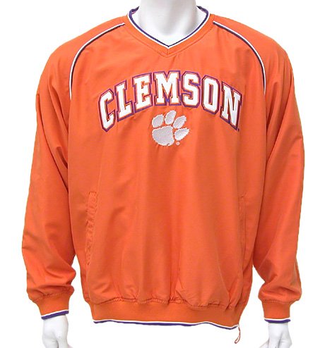 Buy Clemson Tigers Mens Stratus Pullover Jacket by Colosseum Athletics