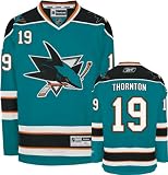 Joe Thornton Premier Jersey: San Jose Sharks #19 Teal Premier Jersey