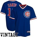 Ron Santo Chicago Cubs Majestic Royal Blue Cooperstown Replica Jersey