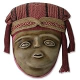 NOVICA Recycled paper mask, 'Inca Mother'