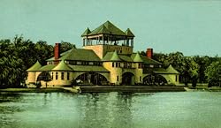 Belle Isle Pavilion, Detroit, Michigan - Fine-Art-Quality Photographic Print - 8x10-inch Enlargement from a Classic Vintage Postcard
