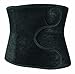 Valeo Contoured Shaping Slimmer Belt With Moisture Wicking Comfort Lining, Black, VA1479BK
