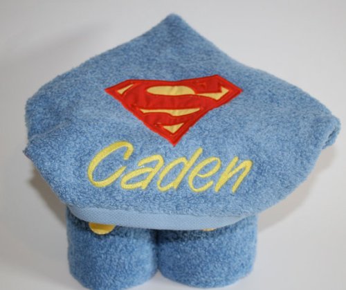  Boys Superman Hooded Towel