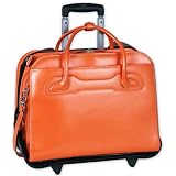 McKleinUSA Willowbrook Detachable - Wheeled Ladies' Briefcase - Orange