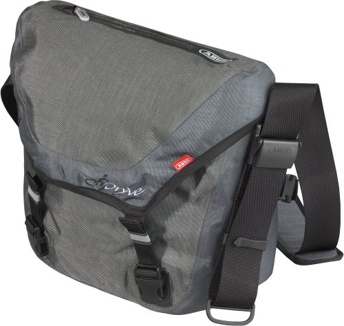 ABUS Messenger Bag Dryve ST 8600 M, grau/petrol, 40 x 35 x 15 cm, 51588-0