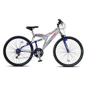 British Eagle Trailbreaker 24" wheel Dual suspension 18 speed bike